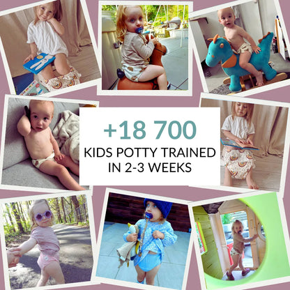 Reusable Potty Training Underwear - Potty trained in 2-3 weeks - 100% Cotton - Easy Pull-On from 18 Months