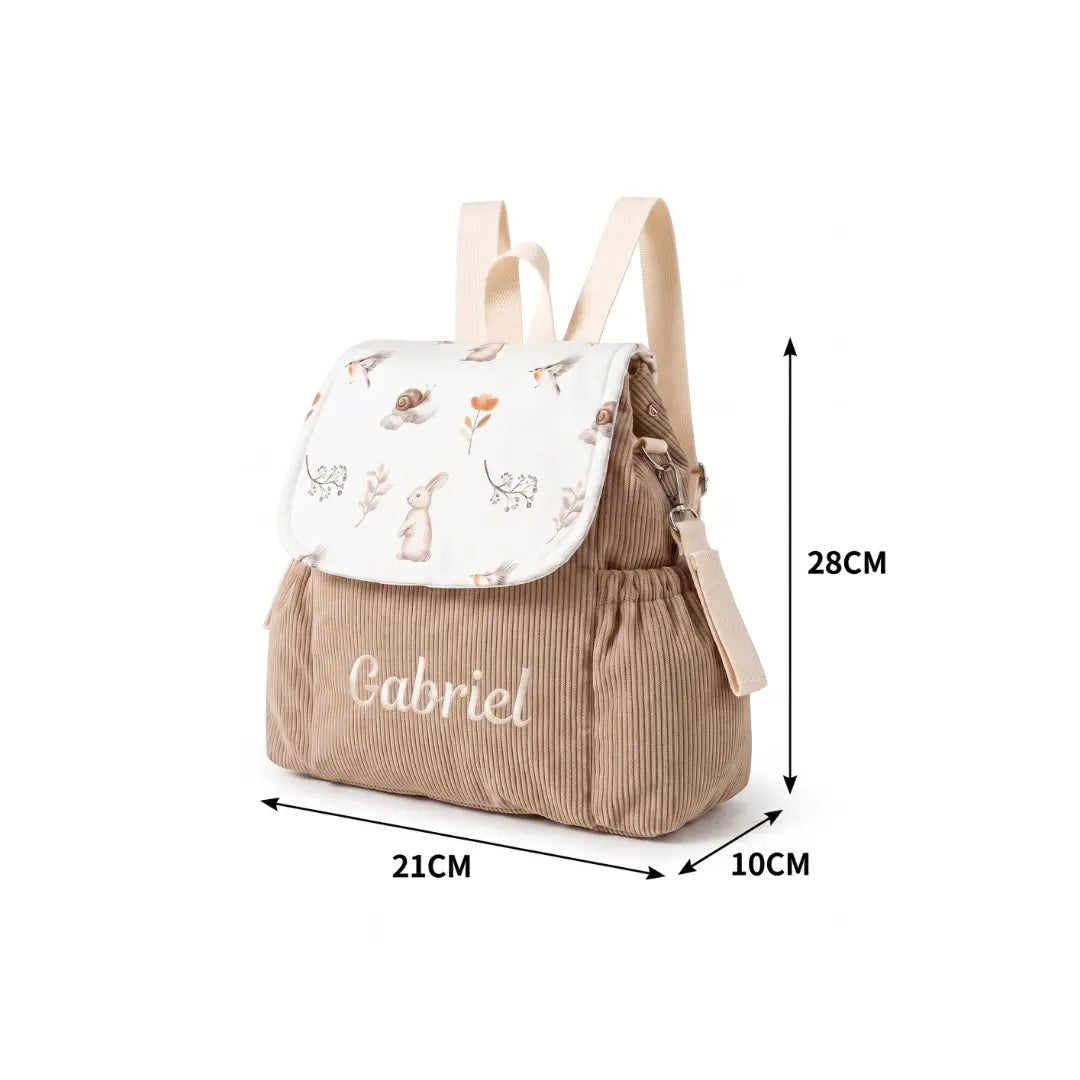 Personalisierter Baby-Rucksack mit Namen, ganz allein für ihn | Mein erster Rucksack