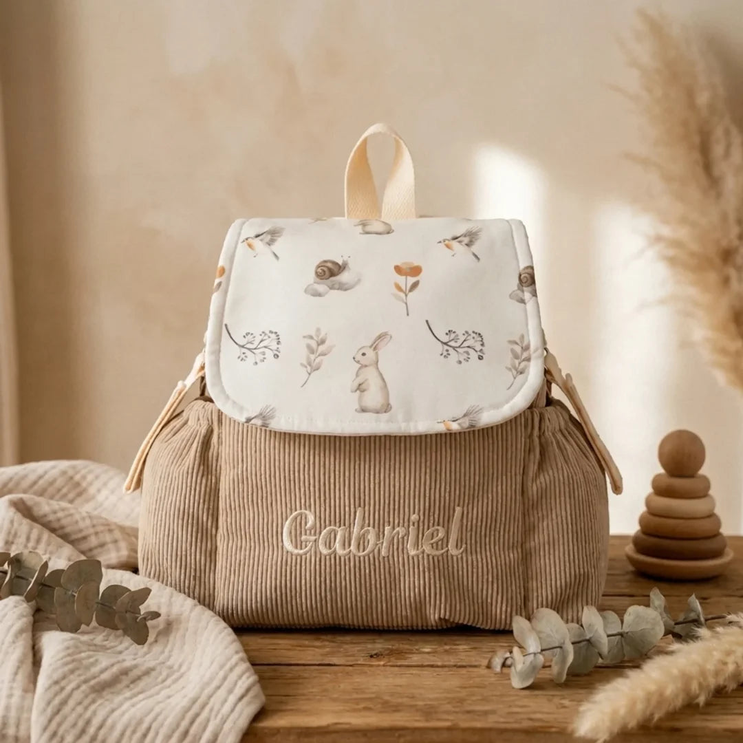 Personalisierter Baby-Rucksack mit Namen, ganz allein für ihn | Mein erster Rucksack
