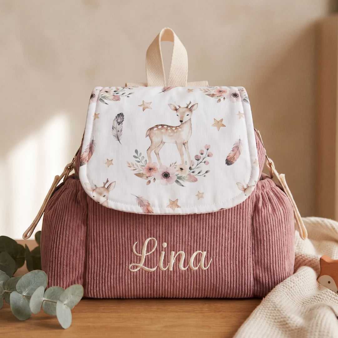 Personalisierter Baby-Rucksack mit Namen, ganz allein für ihn | Mein erster Rucksack