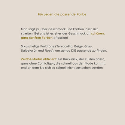 Personalisierter Baby-Rucksack mit Namen, ganz allein für ihn | Mein erster Rucksack