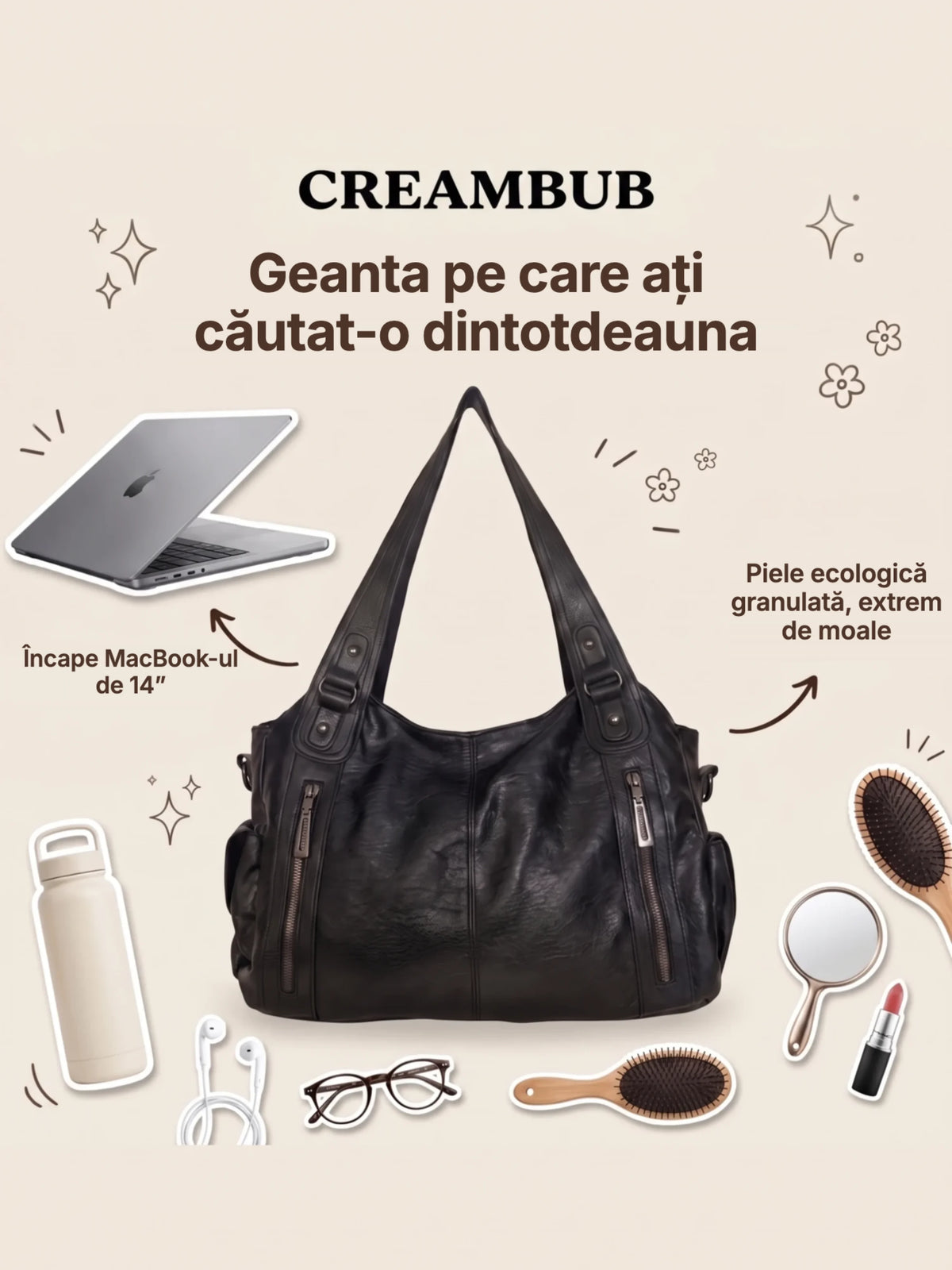 Geanta Astrid. Aer de designer, fără prețul de designer