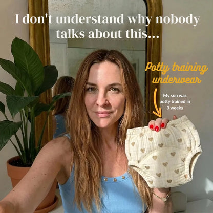 Reusable Potty Training Underwear - Potty trained in 2-3 weeks - 100% Cotton - Easy Pull-On from 18 Months