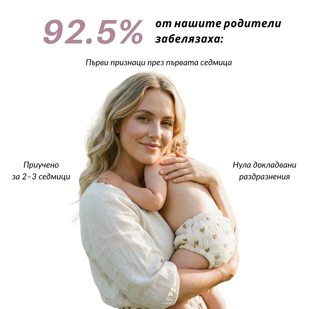Тренировъчни гащички - Приучено за 2-3 седмици - 100% памук за многократна употреба - Лесно обуване от 18 месеца